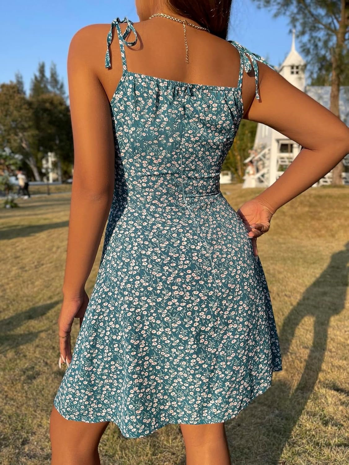 Women’s Floral Cami Mini Dress