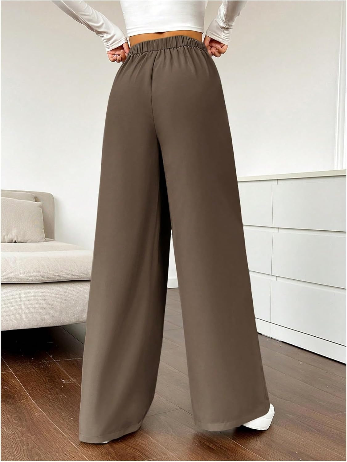Women’s Pleated Wide-Leg Pants