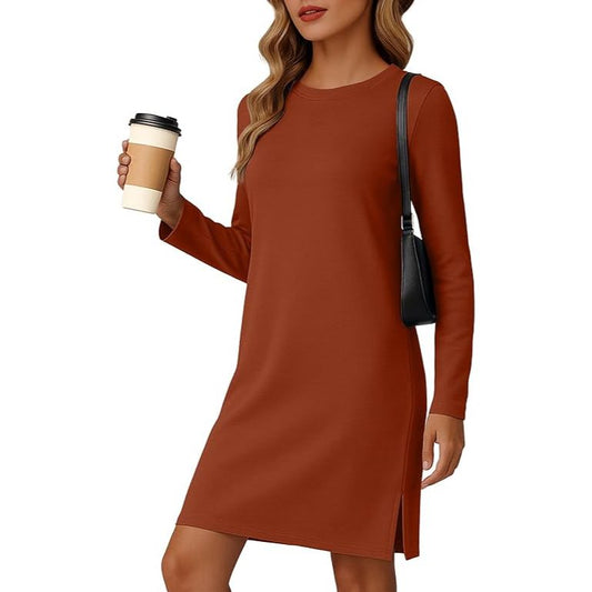 Women's autumn fashionable casual long-sleeved dress